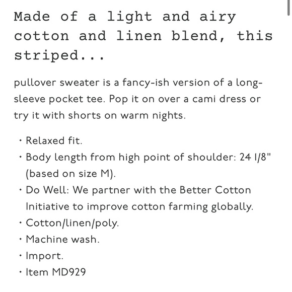 Madewell Light Weight Pocket PullOver Sweater - Picture 8 of 8